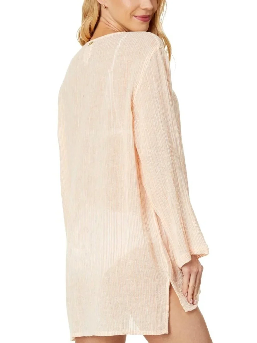 Billabong 'Blue Skies' Beach Coverup - Orange Peel